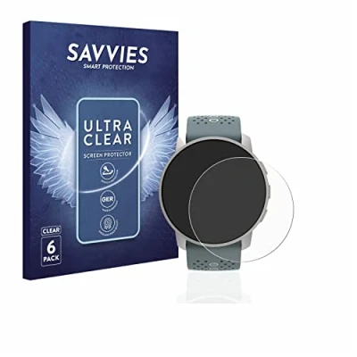 Abbildung von Savvies 6 Stück Schutzfolie für Suunto 9 Peak Displayschutz Folie Ultra Transparent