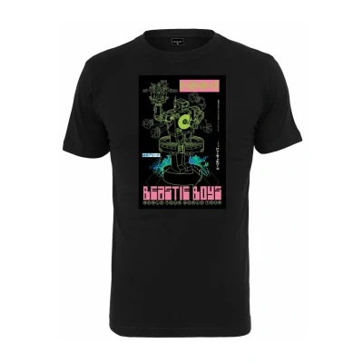 Abbildung von Mister Tee Beastie BOYS Robot Tshirt print, Herren, Größe: Small, Black