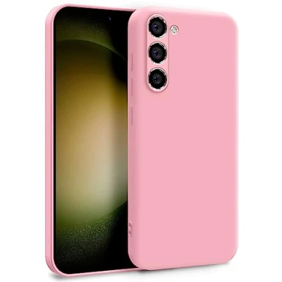 Abbildung von MyGadget Hülle für Samsung Galaxy S23 Plus Zweilagige Handyhülle mit Kameraschutz Cover Innenfutter &amp; Silikon außen Rosa
