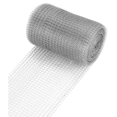 Abbildung von Maschendraht Drahtgitter Edelstahl, 12.7cm x 6m Edelstahlzaun, Edelstahlgewebe, Drahtgeflecht, Schneckenzaun Edelstahlgewebe Engmaschig für Nagetierschutz, Lochfüller und DIY