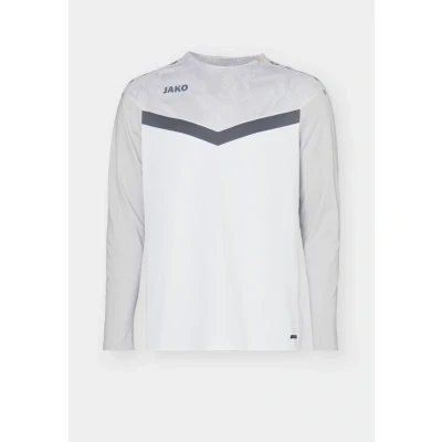 Abbildung von JAKO Iconic Langarmshirt, Herren, Größe: 52/54, Weiß/soft grey/anthra light