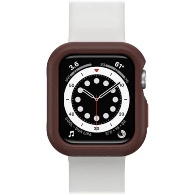 Abbildung von OtterBox Watch Bumper für Apple Series SE (2nd/1st gen)/6/5/4 40mm, stoßfest, sturzsicher, Sleek Protective Hülle Watch, Schutz Display und Kanten, Braun