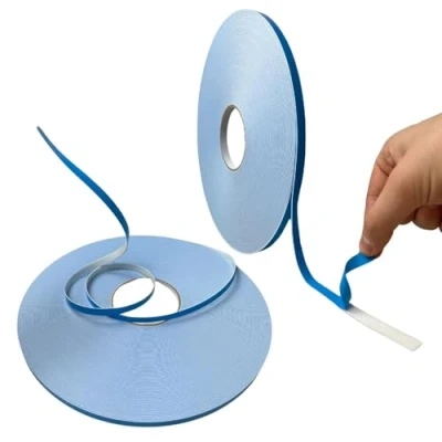 Abbildung von IKHEMalarka Doppelklebeband Extra Stark doppelseitiges Klebeband (1 St., 1 stück = 45 Meter lang) Universal für leichte Objekte Artikel/Breite 9 mm, Dicke mm