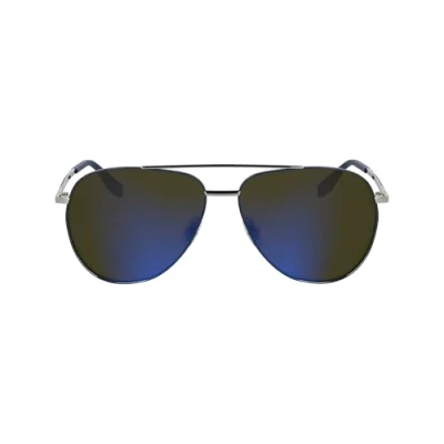 Abbildung von Karl Lagerfeld Unisex KL360S 040 Gläser SONNENBRILLEN Metall Silber Pilot Normal