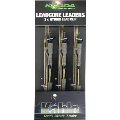 Abbildung von Korda Leadcore Leader Hybrid Lead Clip QC Wirbel Weed Karpfen Vorfächer