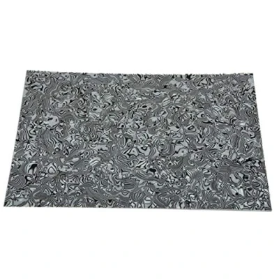 Abbildung von Kaish Schlagbrett für Gitarre, Bass, blanko, 290 x 430 mm Black/White Shell