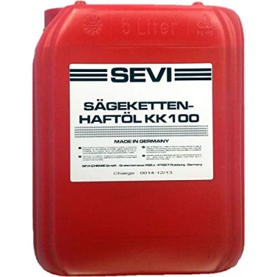 Abbildung von 5 Liter SEVI Sägekettenöl mit Superhaft Zusatz, Kettensägeöl mineralisch