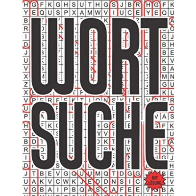 Abbildung von Wortsuche: Wortsuchrätsel Großdruck für mit Lösung Buchstabenpuzzle Rätselbuch Erwachsene und Senioren Geschenk Rentner
