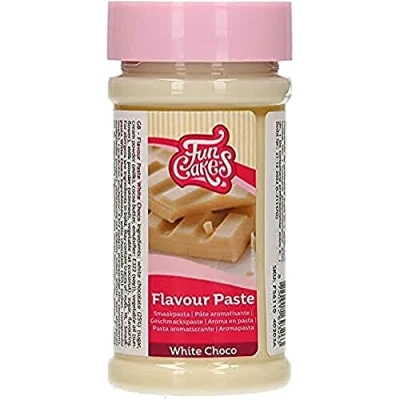Abbildung von FunCakes Geschmackpaste Weiße Schoko: Lebensmittelpaste, großartiger Geschmack, perfekt zum Dekorieren von Kuchen, geeignet für Teig und Füllungen. 100 g.