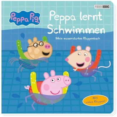 Abbildung von Peppa Pig: lernt Schwimmen Mein wasserstarkes Klappenbuch: Pappbilderbuch mit Klappen