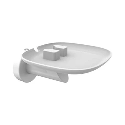 Abbildung von conecto CC50592 Premium Wandhalterung für Lautsprecher SONOS ONE + Play:1 mit Kabelmanagement, Traglast: max. 3,0kg, weiß