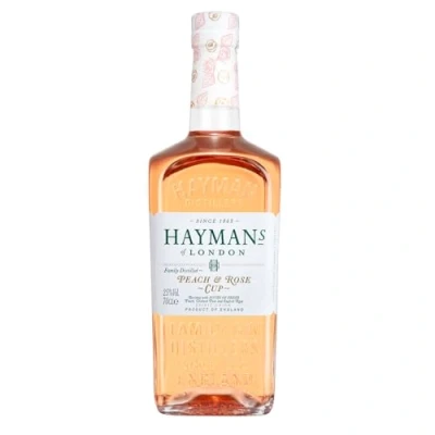 Abbildung von Hayman&#039;s Peach and Rose Cup 25% Vol. Gin Ginlikör Aperitif Pfirsich &amp; of London The Masters Award Gold 2021 700ml