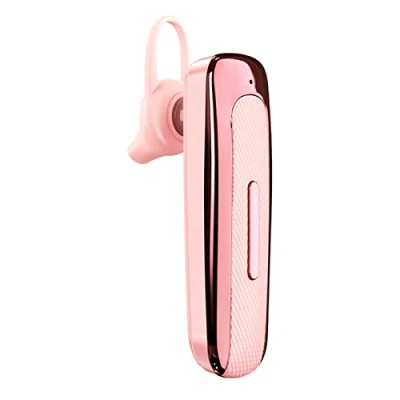 Abbildung von Freisprech Bluetooth Ohrhörer, Drahtloses Headset, E1 Kopfhörer Freisprecheinrichtung Business Headset kabellose Stereo Sport Ohrhörer für Autofahren Büro Business(Rosa)