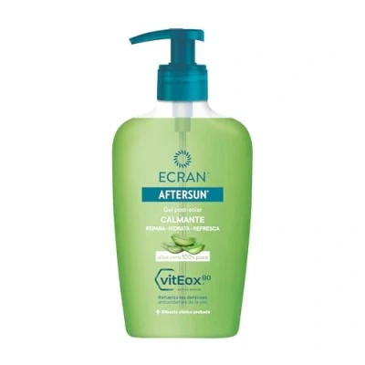 Abbildung von Ecran Aftersun Gel Post solar Dermohidratante Reparador con Aloe Vera Puro, Calma y Refresca 200 ml