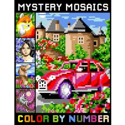 Abbildung von Mystery Mosaics Color By Number for Adults: Simple Mosaic Coloring Book with 26 Dazzling Hidden Pictures (Pixel Art Adults Relaxation and Stress Relief)