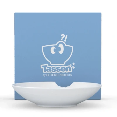 Abbildung von Tiefer Teller mit Biss klein 18cm Set 2Stk lustige Tassen