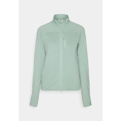 Abbildung von Fjällräven Abisko LITE Jacket Fleecejacke, Damen, Größe: XL, Misty green