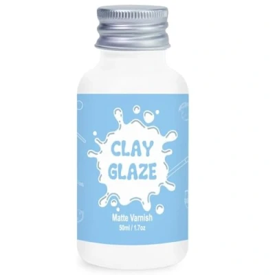 Abbildung von 50 ml Air Dry Clay Glaze，glasuren für ton lufttrocknend,ton glasur ohne brennen， Tontöpfe zur Verhinderung von Rissen, Kratzern und Abrieb Ton, auch mit Matte Effekt (Matte)