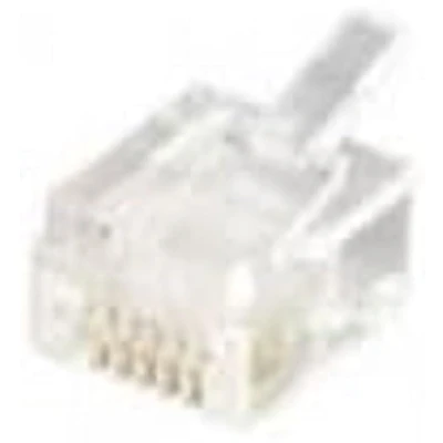 Abbildung von Equip 121131 RJ 12 (6P6C) Transparent Drahtverbinder,