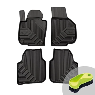 Abbildung von FROGUM No.77 Gummimatten Ganzjahresset von Auto Fußmatten Autofussmatten für Skoda Superb II 2008 2015 Langlebiges TPE Material