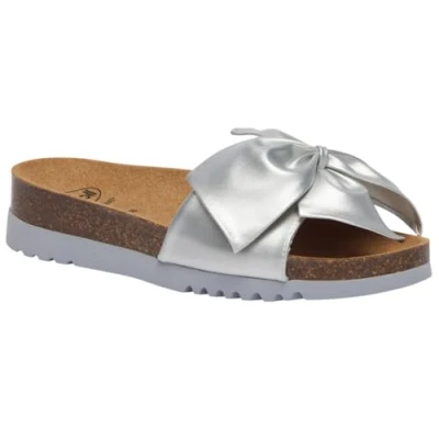 Abbildung von Scholl BOWY 2.0 Badesandale, Damen, Größe: 40, Silver coloured Schuhe