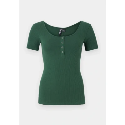 Abbildung von Pieces Pckitte Tshirt basic, Damen, Größe: XS, Trekking green