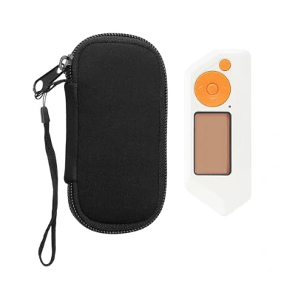 Abbildung von kwmobile Neopren Schutzhülle kompatibel mit Flipper Zero Hülle Soft Case Neoprenhülle für Multifunktionsgerät Schwarz