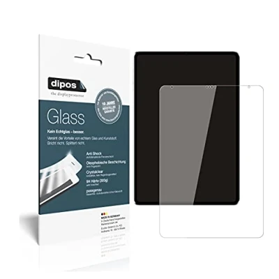 Abbildung von dipos I 2X Displayschutz klar kompatibel mit Apple iPad Pro 11 Zoll (3.Gen 2021) Schutzfolie 9H Anti Shock