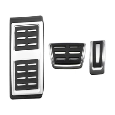Abbildung von JAVON Auto Pedale for Skoda Rapid Octavia 5E 5F A7 Superb KAROQ Kodiaq KAMIQ Combi Scala 2014 2023 Bremse Fußstütze Pedal Abdeckung Autobremspedale (Size : at)
