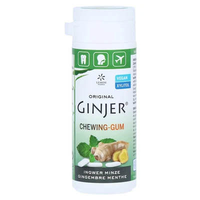 Abbildung von Ingwer Ginjer Kaugummi Minze
