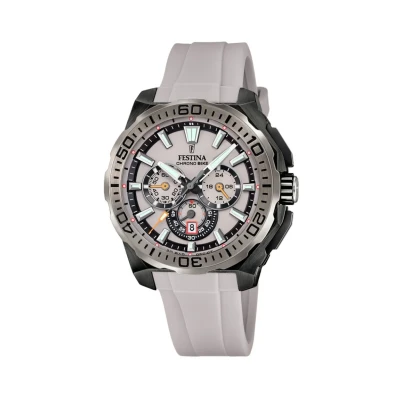 Abbildung von Festina F20726/1 Herrenuhr Chronograph Schwarz/Sandfarben