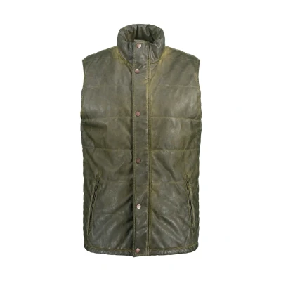 Abbildung von JP 1880 Herren große Größen Übergrößen Menswear L 8XL Steppweste, Outdoor, Vintage Lederoptik, Stehkragen, bis 8 XL tannengrün 820707640