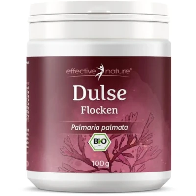 Abbildung von Dulse Flocken Bio Atlantik 100g Atlantischer Lappentang aus Frankreich Rohkost Vegane Reich an natürlichem Jod Algen zum Essen