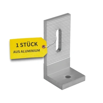 Abbildung von Avoltik 1x 90 L Winkel zur Befestigung für PV Modul Halterung I Montagewinkel aus Aluminium Grad Verbinder Solarpanel Montage robuster Befestigungswinkel Balkonkraftwerk