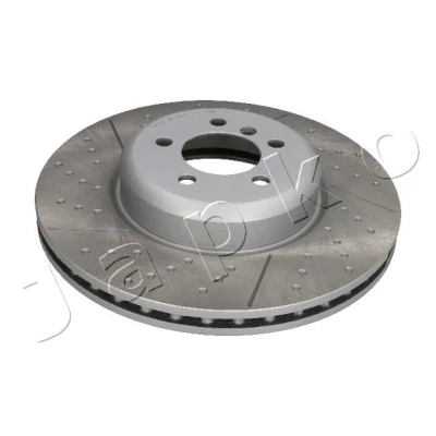 Abbildung von JAPKO 600133C Bremsscheibe Vorderachse 370 30 5 gelocht/innenbel. lackiert BMW: 3 GT, Touring, Limousine