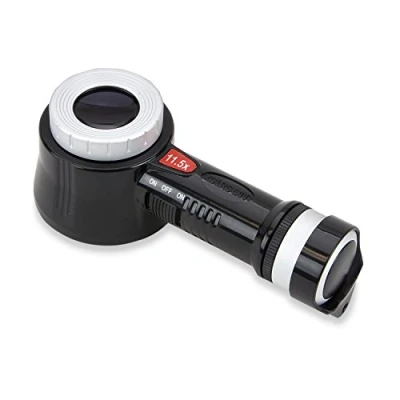 Abbildung von Carson CP 45 MeasureLoupe 11,5x Messlupe mit LED, UV Licht und Messskala