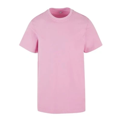 Abbildung von Build Your Brand Herren BY190 Acid Washed Round Neck Tee T Shirt, softpink, L