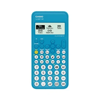 Abbildung von Casio FX 83GTCW Wissenschaftlicher Taschenrechner, Blau