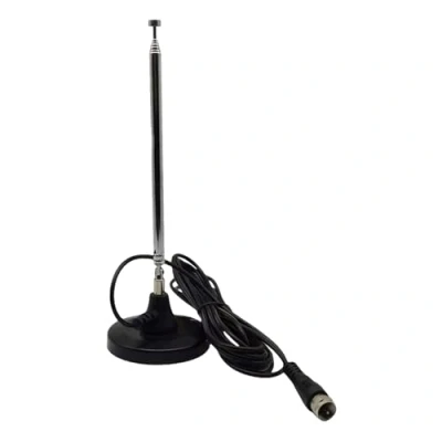 Abbildung von SPORWAY DAB UKW Radioantenne, Digitale Teleskopantenne Radio Rod, Antenne mit Magnetfuß für DAB+ FM Tuner Stereo Empfänger AV HiFi