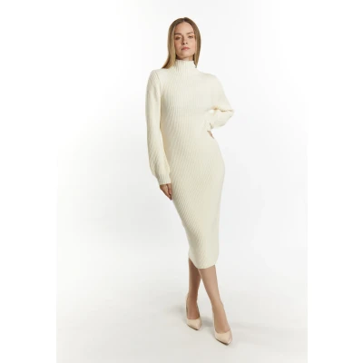 Abbildung von Dreimaster Casnagie Etuikleid, Damen, Größe: M/L, Wollweiss