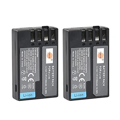 Abbildung von DSTE 2PCS D LI109 Li Ion Akku Kompatibel mit Pentax K R 30 50 500 2 S2 S1