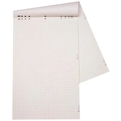 Abbildung von 5 x Dahle Flip Chart Block 68x95cm kariert 20 Blatt gerollt