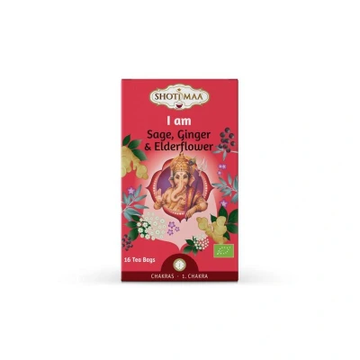 Abbildung von Shoti Maa Bio Kraft &amp; Wärme Salbei, Ingwer Holunderblüte (1 x 16 Btl)