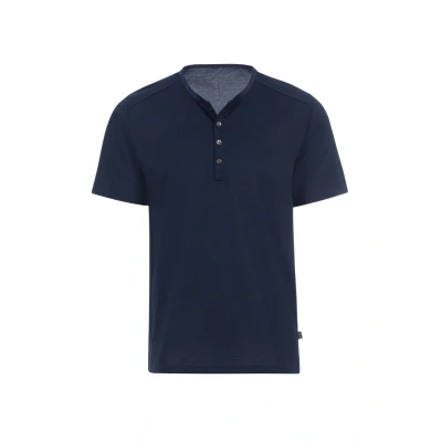 Abbildung von Trigema T Shirt &quot;TRIGEMA mit Knopfleiste DELUXE Baumwolle&quot;