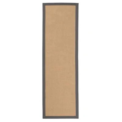 Abbildung von carpetfine Sisalteppich Läufer Grau 70x240 cm Moderner Teppich für Wohn und Schlafzimmer