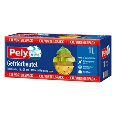 Abbildung von Pely Gefrierbeutel 1 Liter XXL Vorteilspack