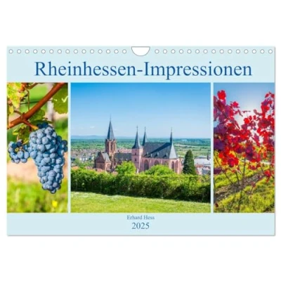 Abbildung von Rheinhessen Impressionen (Wandkalender 2025 DIN A4 quer), CALVENDO Monatskalender