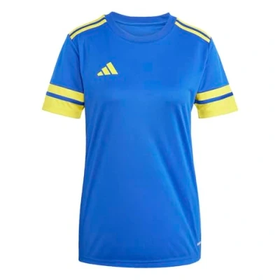 Abbildung von adidas Damen SQUADRA25 Jersey Short Sleeve, Team royal Blue/Team Yellow, XL