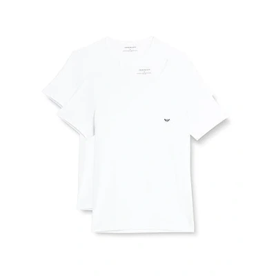 Abbildung von Emporio Armani Unterziehshirt CC717 Crew Neck (Packung, 2 St., 2er Pack) Herren T Shirt kurzer Arm