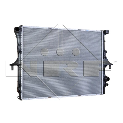 Abbildung von NRF EASY FIT 53864 Kühler, Motorkühlung Aluminium 710 551 40 mit Anbauteilen Kühlrippen gelötet VOLKSWAGEN: Touareg I, AUDI: Q7
